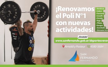 Inició la inscripción online para actividades del nuevo gimnasio del Poli 1