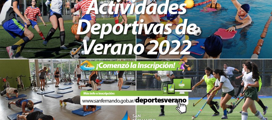 Comenzó la inscripción online para las actividades deportivas de verano