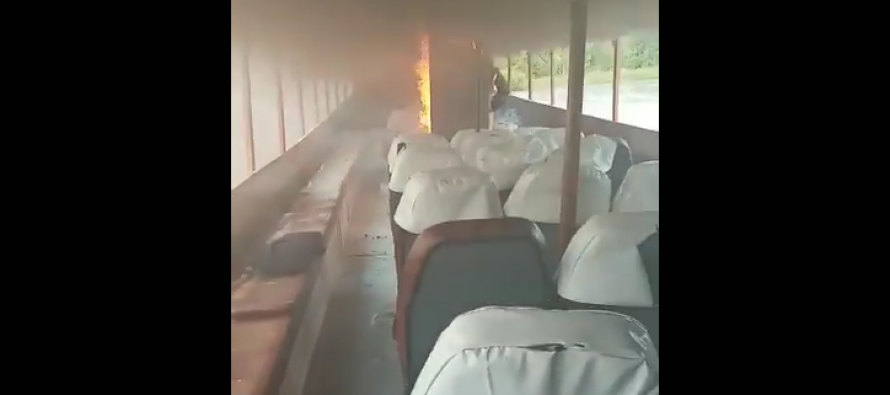 Se incendió una lancha colectiva y los pasajeros debieron autoevacuarse
