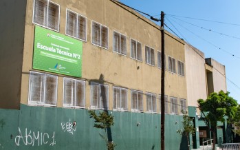 Avanza la obra de renovación de la histórica Escuela Técnica N°2