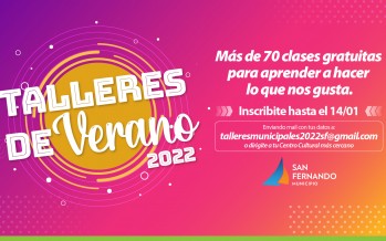 Abrió la inscripción a nuevos Talleres Culturales de Verano 2022