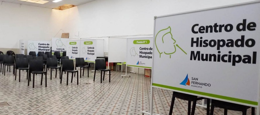 San Fernando sumó un nuevo Centro de Hisopado en Cáritas Aránzazu