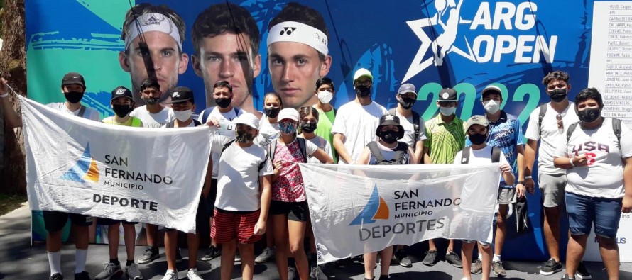 La Escuela Municipal de Tenis visitó el ATP Argentina Open
