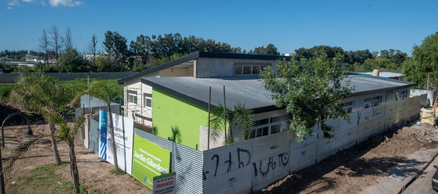 Villa Jardín: avanza la construcción del nuevo Jardín N°934