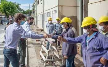 El ministro de Educación bonaerense recorrió escuelas de nuestra ciudad