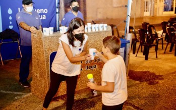 AySA participó con puestos de hidratación del Gran Corso Familiar