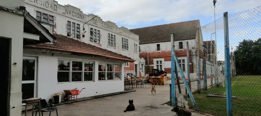 Se realizan importantes obras de infraestructura en la Universidad Nacional de Luján sede San Fernando