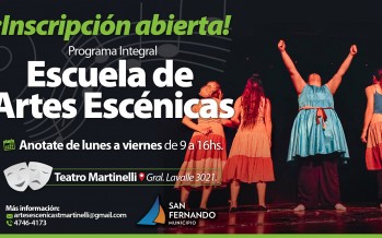El Teatro Martinelli abrió la inscripción para su Escuela de Artes Escénicas