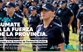 Nueva convocatoria de la Policía de la Provincia a vecinos de nuestra ciudad