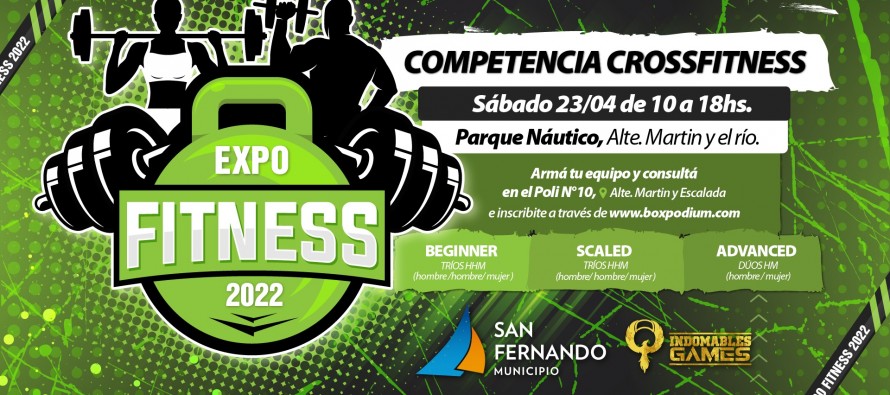 Se viene la competencia “Expo Fitness 2022” en el Parque Náutico