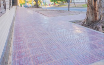 Mil Viviendas: avanza la obra de renovación de la calle Carlos Casares
