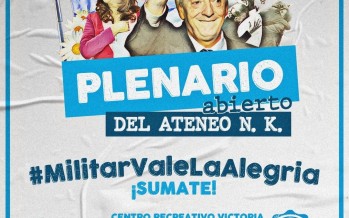 El Ateneo Néstor Kirchner hace un plenario abierto e invita a la comunidad sanfernandina