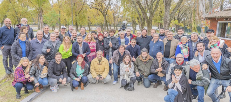 Agasajó a los periodistas de la zona norte