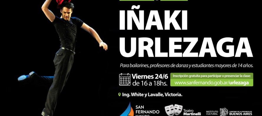 Iñaki Urlezaga brindará una clase magistral en el Teatro Martinelli
