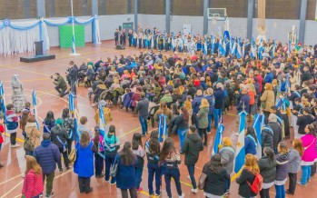 En el Poli 1 se celebró el Día de la Independencia con un acto cívico
