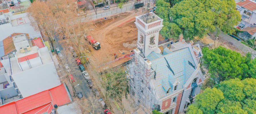 Avances de la obra del Nuevo Teatro junto al Palacio Otamendi