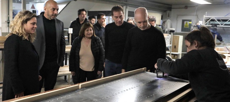 Larreta, Santilli y Quirós acompañaron a Ciarletta en una recorrida por nuestra ciudad