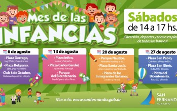 Mes de las Infancias: actividades en distintas plazas de nuestra ciudad