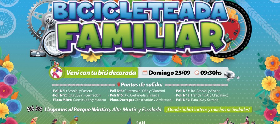 Se viene la Bicicleteada Familiar 2022