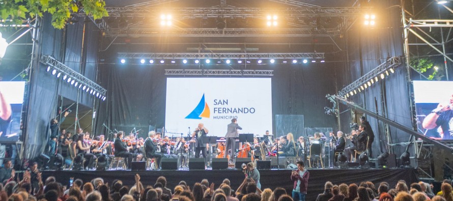 La Orquesta “Juan de Dios Filiberto” homenajeó a Los Redondos en plaza Mitre