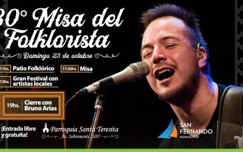 Bruno Arias cerrará la 30ª Misa del Folklorista