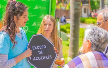 Jornada por el “Día de la Alimentación Saludable” en plaza San Martín