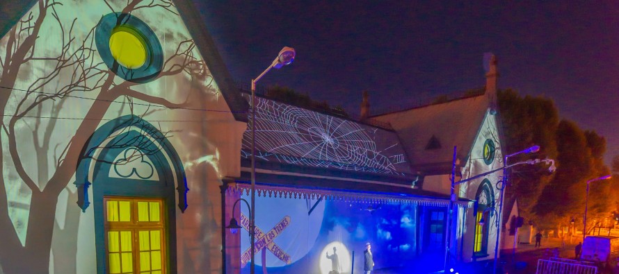 Se celebró Noche de Brujas con el espectáculo Estación Fantasma