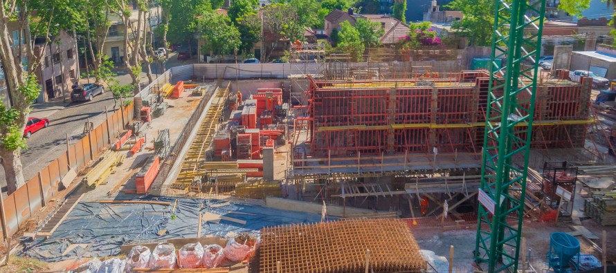 Avanza la construcción del teatro y la restauración del Palacio Otamendi