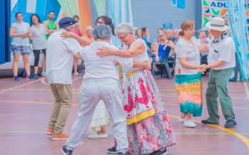 Adultos mayores de los polideportivos festejaron el Día de la Tradición