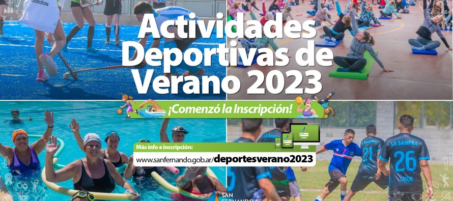 Comenzó la inscripción para las actividades deportivas del verano