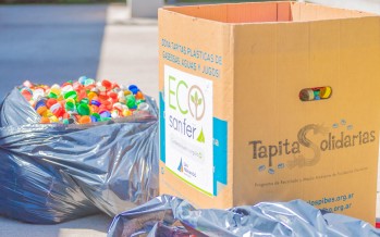 Se reciclaron más de 13 mil tapitas plásticas en las colonias de verano para el Garrahan
