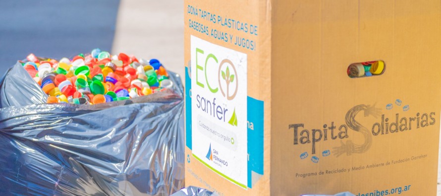 Se reciclaron más de 13 mil tapitas plásticas en las colonias de verano para el Garrahan