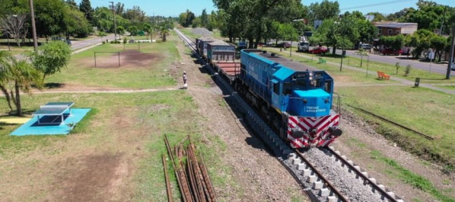 Avanza la renovación de vías del ramal Victoria-Capilla del Señor
