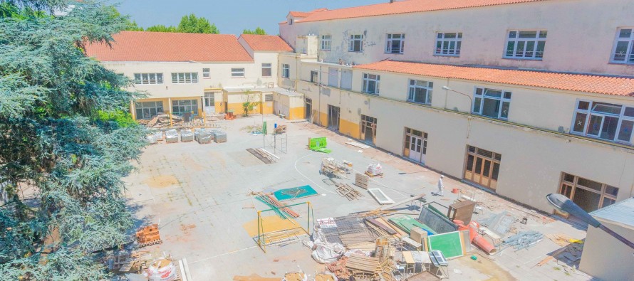 Avanza la obra de renovación de la Escuela “Normal-Artigas”