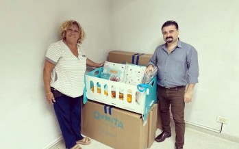 El Hospital Cordero recibió kits Qunita para garantizar el sueño seguro a recién nacidos