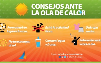 Recomendaciones ante el “Alerta Naranja” por altas temperaturas
