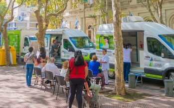 Jornada por el Día Mundial de la Salud en la Plaza Mitre