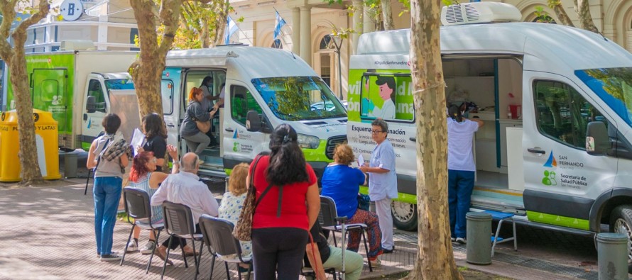 Jornada por el Día Mundial de la Salud en la Plaza Mitre