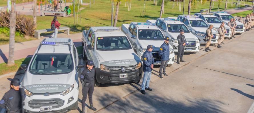 Nación entregó vehículos para el Comando Unificado Conurbano operado por fuerzas federales