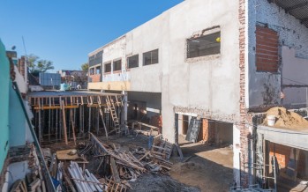 Avanza la construcción del Poli 11 y del Centro de Rehabilitación y Kinesiología