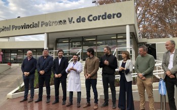 Se inauguraron obras en el Hospital Cordero