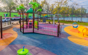 Se inauguraron dos plazas en el barrio San Jorge