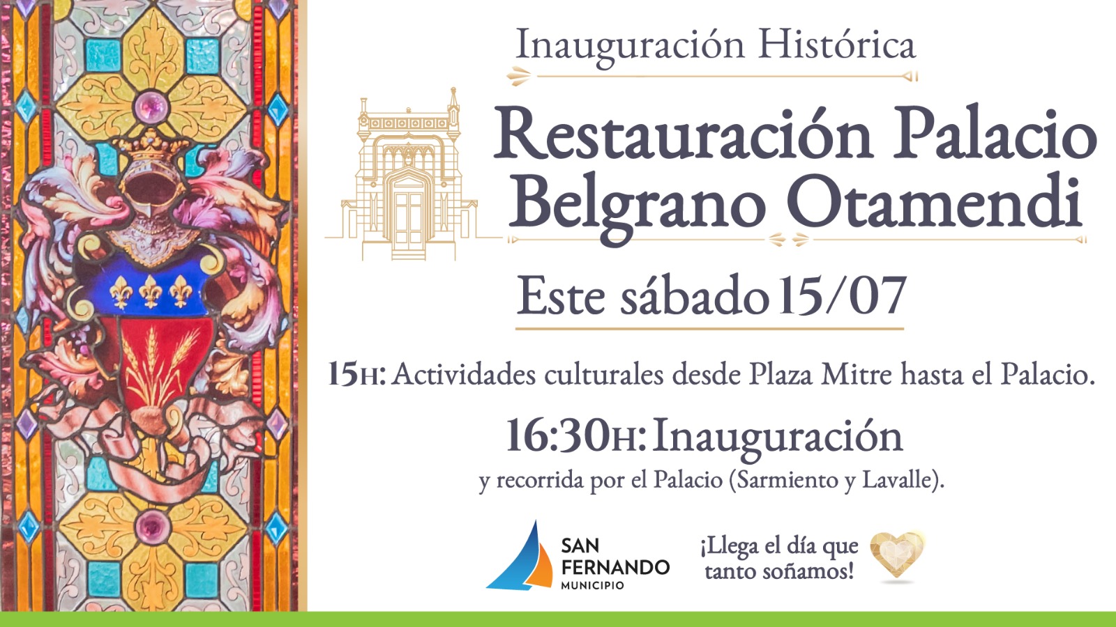 Inauguración Histórica Palacio Belgrano Otamendi