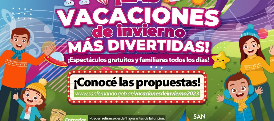 Vacaciones de invierno con espectáculos gratuitos en nuestra ciudad