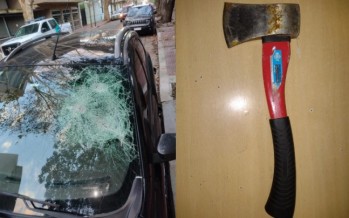 Le sacaron la licencia de conducir al violento que atacó a hachazos a una conductora