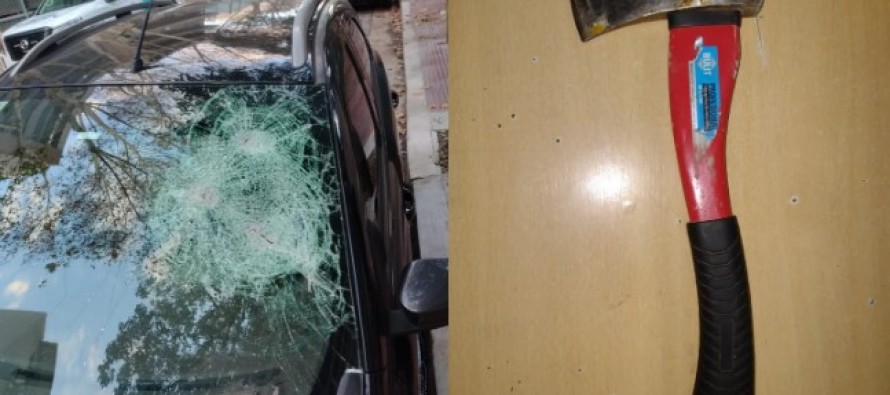 Le sacaron la licencia de conducir al violento que atacó a hachazos a una conductora
