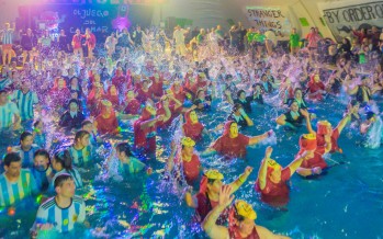 Fiestas de aquagym en el Poli 2