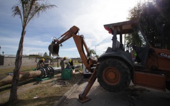 Importante empalme para mejorar la presión y el servicio de agua potable en Virreyes