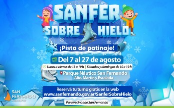 En el Parque Náutico habrá una pista de hielo gratuita para patinar durante agosto