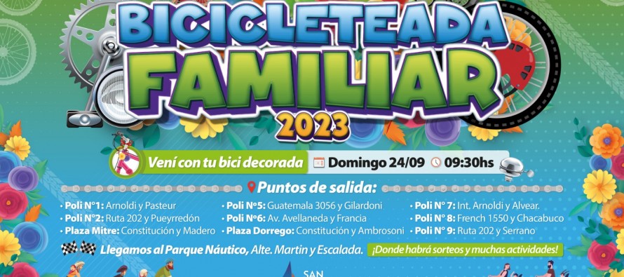 Se viene la Bicicleteada Familiar 2023